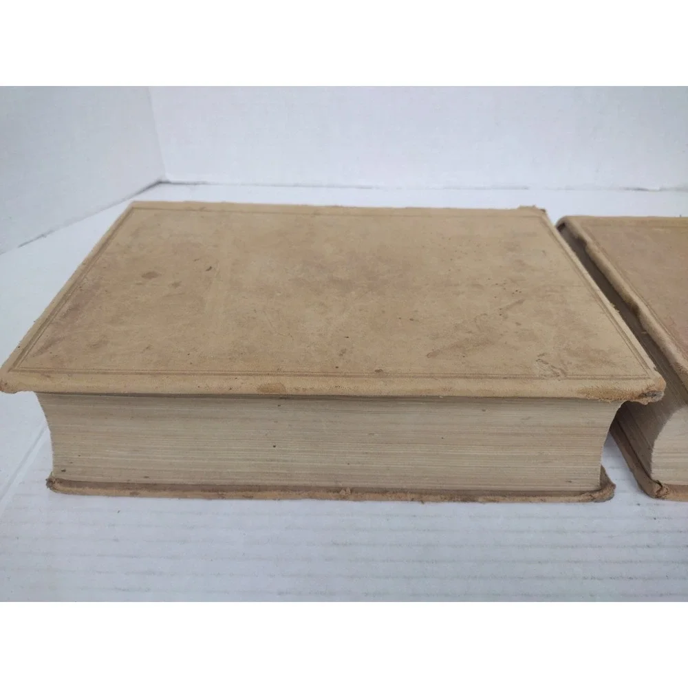 Set Of 2 Antique TIFFANY LAW Books 1903 Leather Covered Real Property Vol 1 & 2
